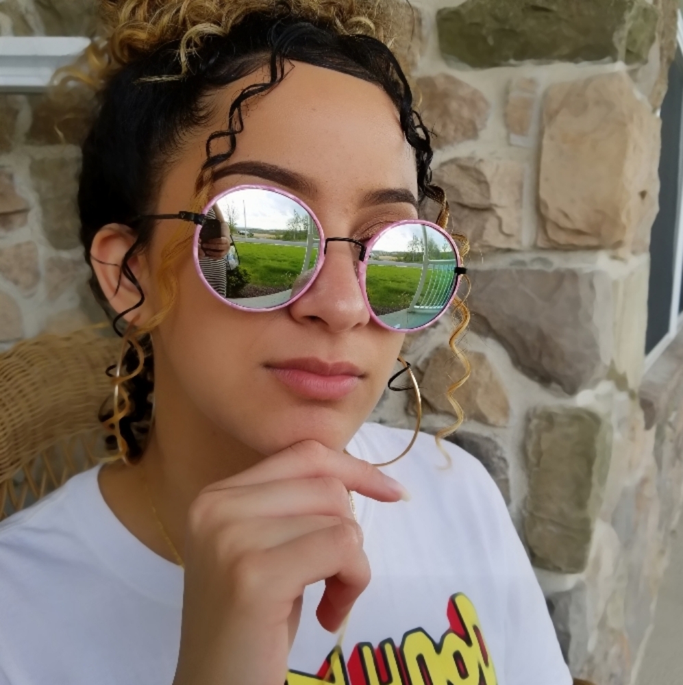 Pink sunglasses